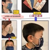 台灣布-透氣精梳棉口罩防護罩(不含口罩)大人款/1個
