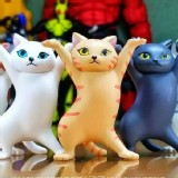 超療癒貓咪抬棺舞公仔