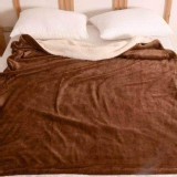 法蘭絨雙面毯- 咖（缺色隨機能接受再下單）