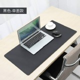 超大皮革抗菌耐磨桌墊 -黑