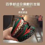 品牌同款復古混色髮箍［3個］ 3款式各一