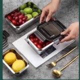 頂級304不銹鋼密封保鮮盒