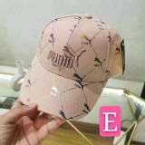 潮牌刺繡鴨舌帽（粉）