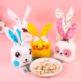 敲可愛兔耳造型包裝袋【3包150個】 款式隨機 請勿刪單