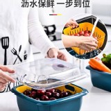 多功能雙層保鮮瀝水籃 #工廠降價 賣場一個💰69 工廠降價一組3個