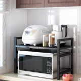 收納界的變形金剛 雙層可伸縮微波爐收納架 市價一台500以上 團購價一個💰