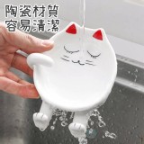 貓咪多用陶瓷鍋蓋湯勺架*2