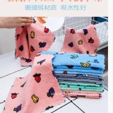 珊瑚絨姐妹花加大款抹布（條印花款）一組20條