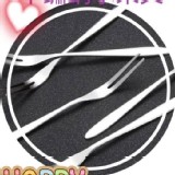 不鏽鋼水果叉（一組40支 )