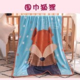 法蘭絨兒童卡通毛毯 賣場299 （狐狸）缺款隨機