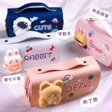 舒壓文具多層好分類筆盒 （宇航員）