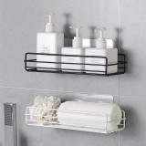 免打孔簡約鐵藝置物架 賣場一個79元 特價一組2個