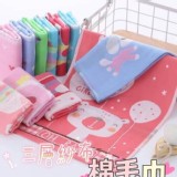 🌟兒童三層紗純棉毛巾五入組🌟 市場一條39元 揪團一組5條