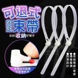 收納好幫手可退式固定束帶 一包100入 一組2包