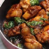 塔香三杯雞 180g. 原價80元