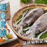 鮮凍軟絲 產地：菲律賓 規格：200~300g/包