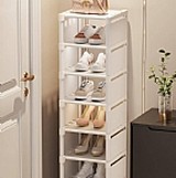 免安裝垂直可加疊七層鞋櫃