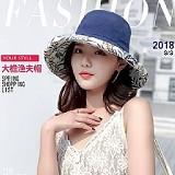 👍嚴選👍雙面印花漁夫帽