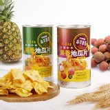 原價389台灣啤酒x金山藷童瑤 在地手作果香地瓜片2入組 150公克/罐，共2罐