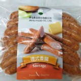津谷德式脆腸(香腸)重量:10條/約500g/包 效期:2024.08.16