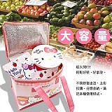 Hello Kitty大容量保溫雙耳大開口方形提袋［+1=2個