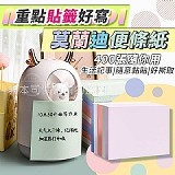 ⭐️ 重點貼籤好寫莫蘭迪便條紙( +1=400張x4包