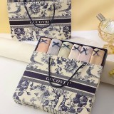 艾草變色抗菌內褲(青花瓷禮盒裝)一盒6條