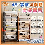 🌟便利增添 可移動桌邊書架