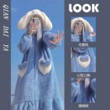 👉卡通珊瑚絨睡袍