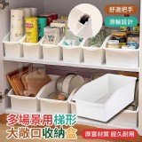 多場景用梯形大敞口收納盒 +1=二個