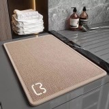 亞麻矽藻泥防滑速乾地墊一個