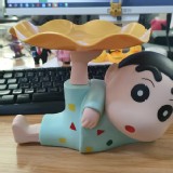 👉萌趣蠟筆小新 收納儲錢托盤公仔