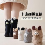 👉美拉德 趣味表情百搭襪(5雙/包)