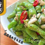 蒜香黑胡椒毛豆300g一包