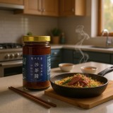 【台灣研製．頂級原料．藍標沙茶】 230g/瓶