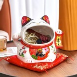 千客萬來・開運大嘴招財貓 特價：$145