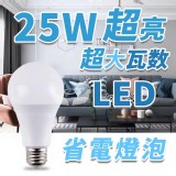 25W超亮超大瓦數LED節能省電燈泡(三個) 特價：$125