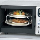 【日本製】雙層可堆疊微波爐置物架