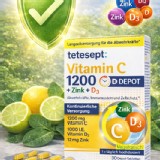 德國 tetesept Vitamin C 1200 Depot + 鋅 + 維