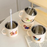 304不鏽鋼可愛漱口杯300ml (2個)