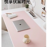 桌面質感升級！療癒系皮質桌墊60*30cm／2張