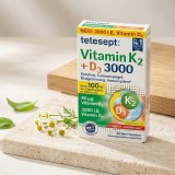 德國Tetesept高劑量維他命D3+K2迷你錠 30錠