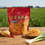 辣脆細薯條160g (宜蘭三星蔥口味)