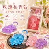 A.粉色 / 玫瑰花香皂