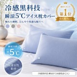 日日好眠®冷感黑科技 瞬涼5°C冰感枕套（2入）