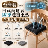 台灣製日式高透氣四季雙面兩用坐墊-不挑色