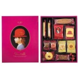 桃粉色-紅帽子AKAI BOHSH綜合西點餅乾禮盒31個入