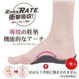 M/36-39碼 /(兩雙) 足の先生 男女通用機能足弓矯正鞋墊