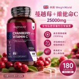 英國🇬🇧 WeightWorld 蔓越莓＋維他命C 25000mg