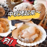 半殼扇貝(8-9cm規格/約6顆/500g/包)